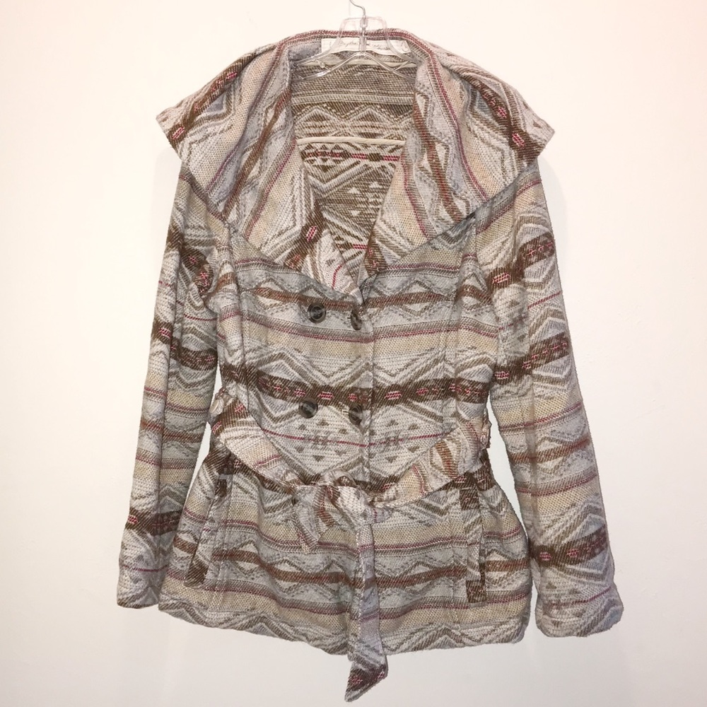 Anthro. Daughters of Liberation. Peacoat. SizeL